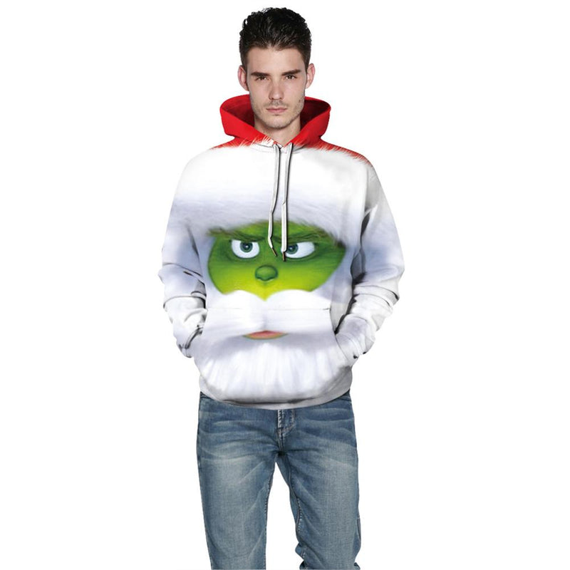 Grinch Hoodie - The Grinch Pullover Hooded Sweatshirt CSSG009