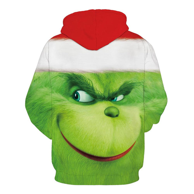Grinch Hoodie - The Grinch Pullover Hooded Sweatshirt CSSG011