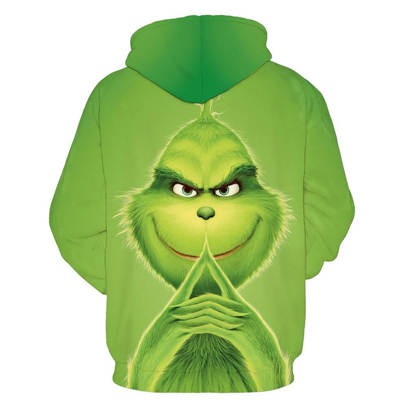 Grinch Hoodie - The Grinch Pullover Hooded Sweatshirt CSSG012