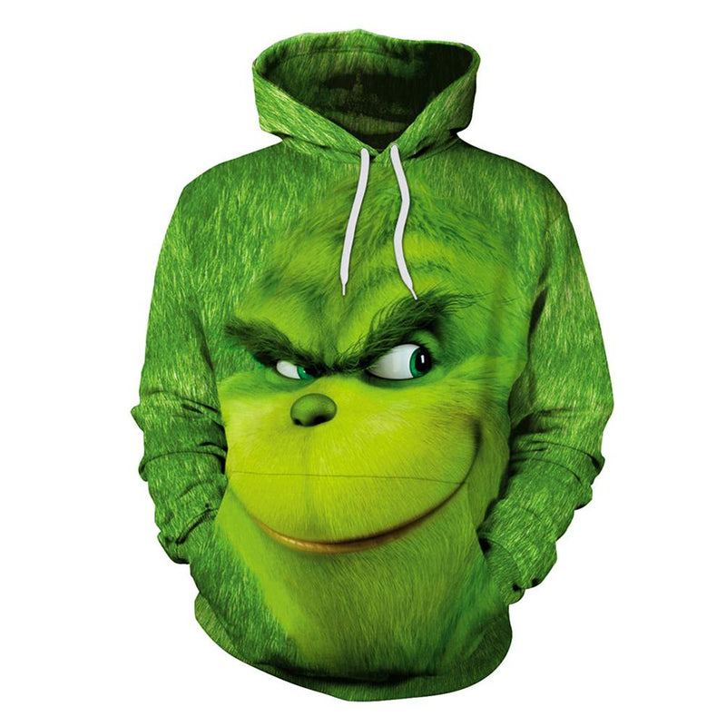 Grinch Hoodie - The Grinch Pullover Hooded Sweatshirt CSSG014