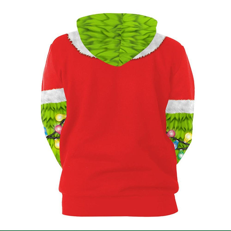 Grinch Hoodie - The Grinch Pullover Hooded Sweatshirt CSSG016