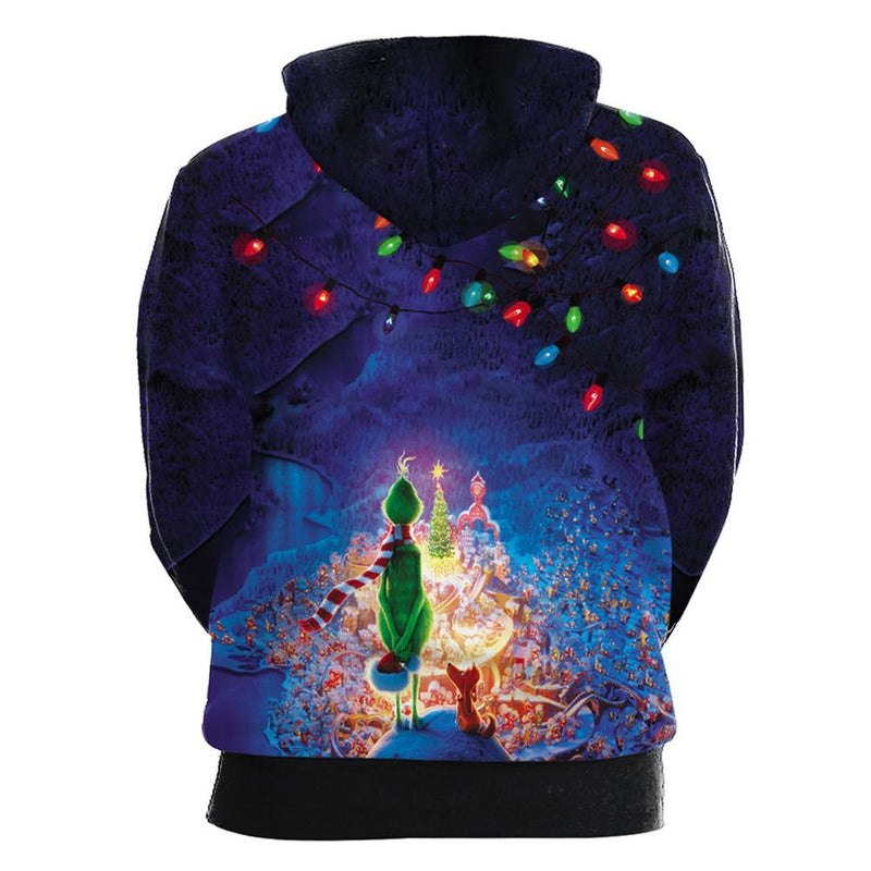 Grinch Hoodie - The Grinch Pullover Hooded Sweatshirt CSSG020