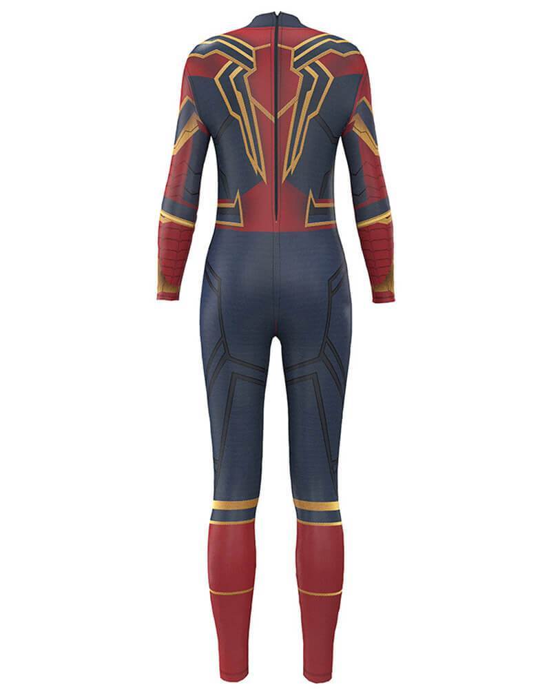 Spiderman Bodysuit Marvel Movie Fancy Catsuit Womens Halloween Costume
