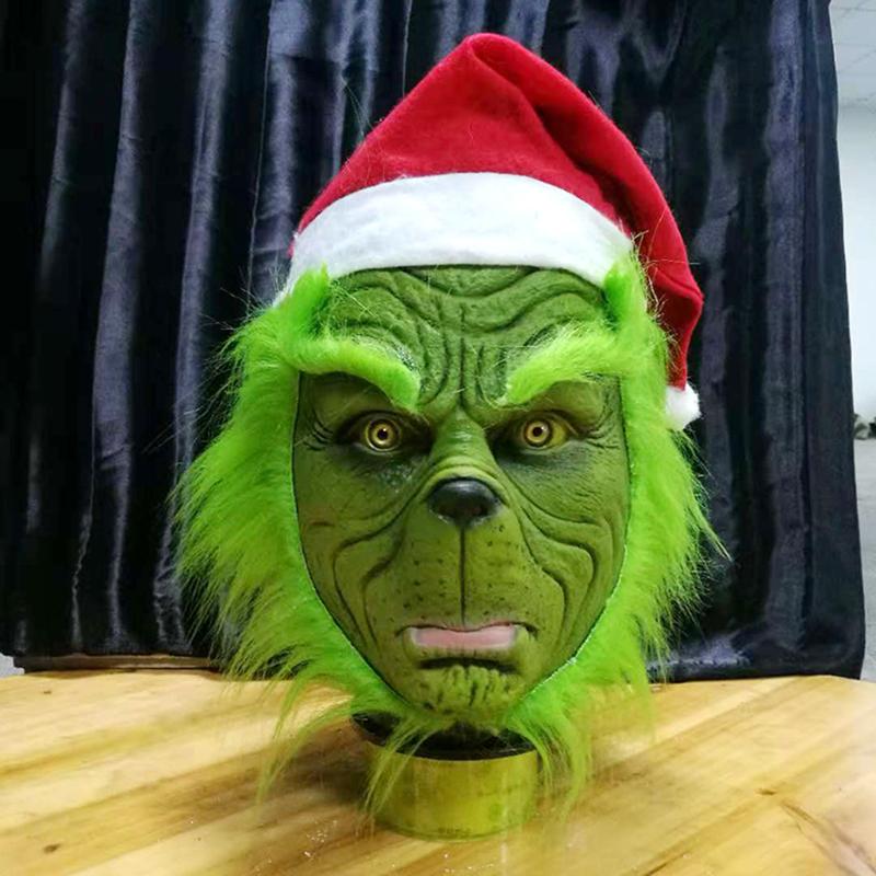 The Grinch Costume Suit Father Christmas Cosplay