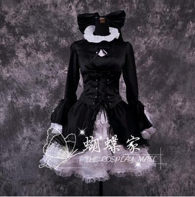 Fate/Hellow Black Saber Cosplay Dress/Costume