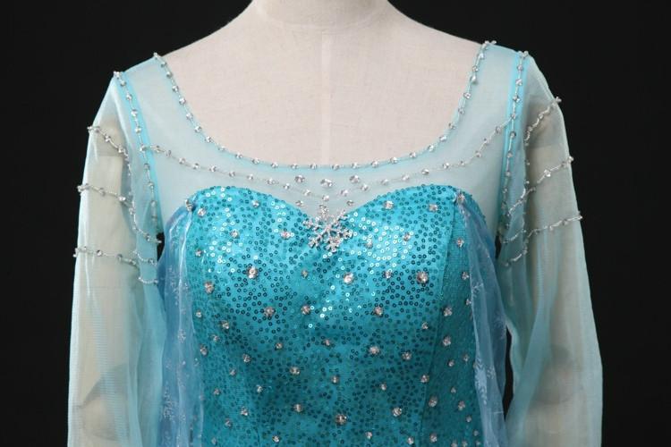 Frozen Elsa Cosplay Dress/Costume