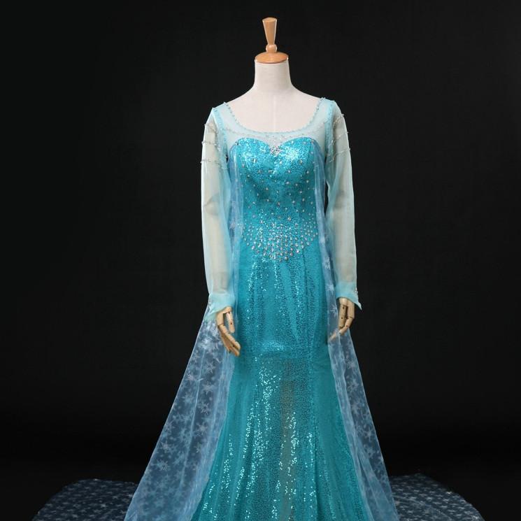 Frozen Elsa Cosplay Dress/Costume