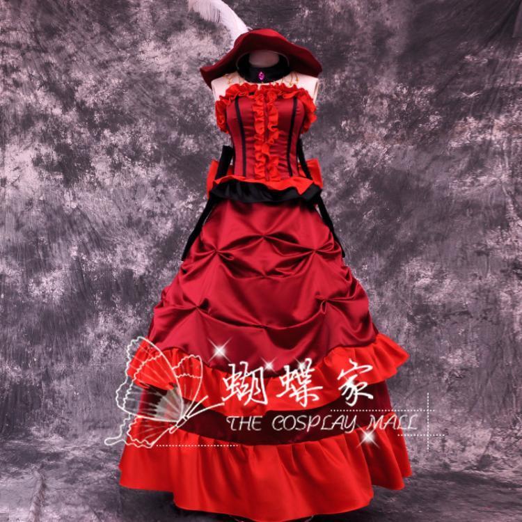 Black Butler Madame Rouge Itsuwari No Utahime Cosplay Dress/Costume