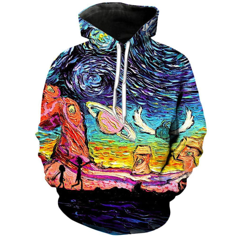 Camiseta De Rick and Morty Hoodies By jml2 Art 3D Unisex Sweatshirt Men Brand Hoodie Casual Tracksuit Pullover Anime Hoodie