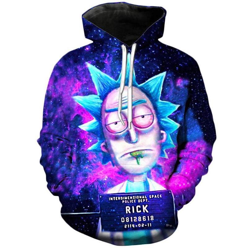 Camiseta De Rick and Morty Hoodies By jml2 Art 3D Unisex Sweatshirt Men Brand Hoodie Casual Tracksuit Pullover Anime Hoodie