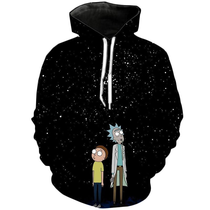 Camiseta De Rick and Morty Hoodies By jml2 Art 3D Unisex Sweatshirt Men Brand Hoodie Casual Tracksuit Pullover Anime Hoodie