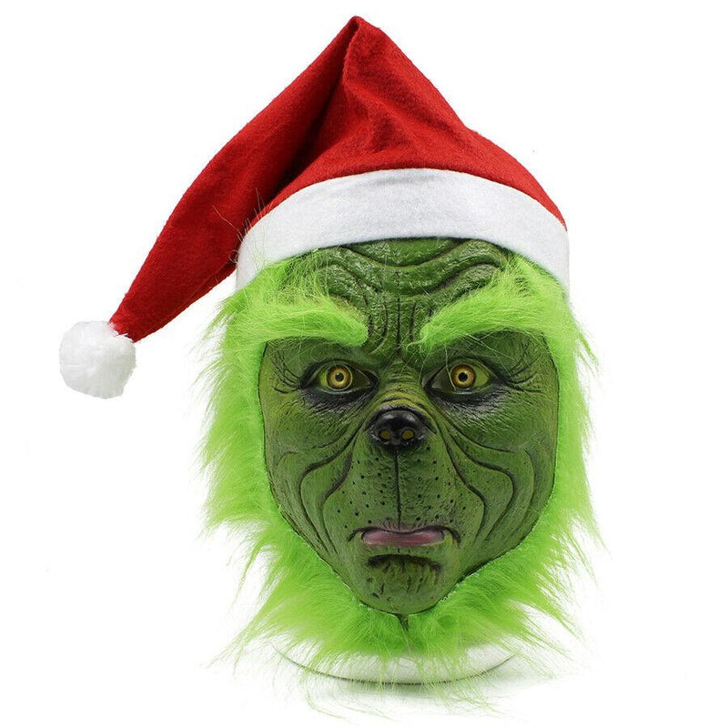The Grinch Mask for Halloween Cosplay Costume Suit