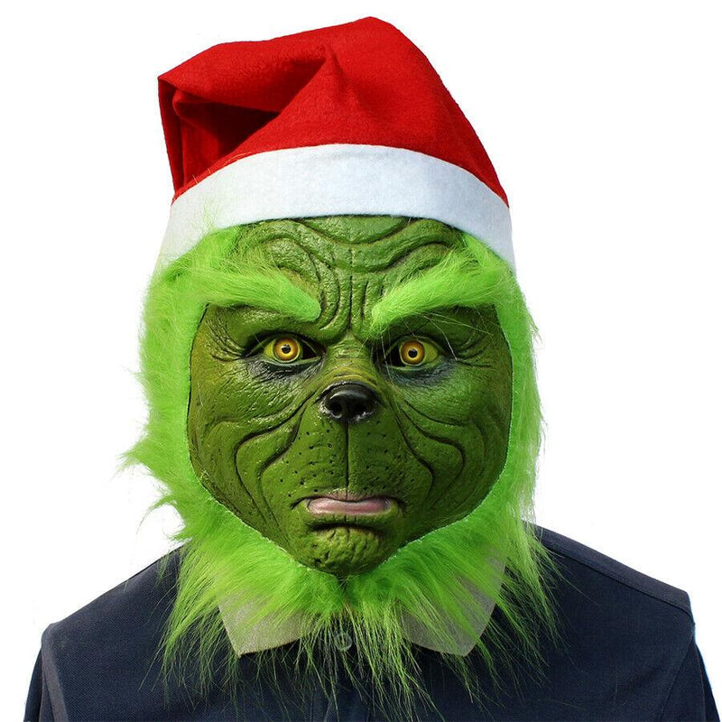 The Grinch Costume Suit Father Christmas Cosplay