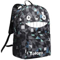 Totoro  Image Pattern Black/Camo Backpack Bag CSSO070