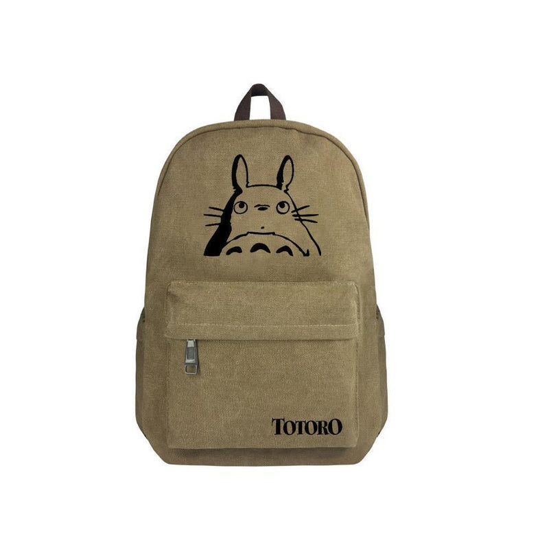 Japanese Anime Totoro Canvas 17" Bag Backpack CSSO071