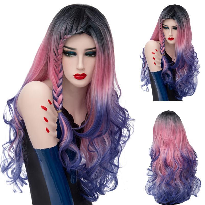 Lolita Wig - Tri Color Waterfall Braid