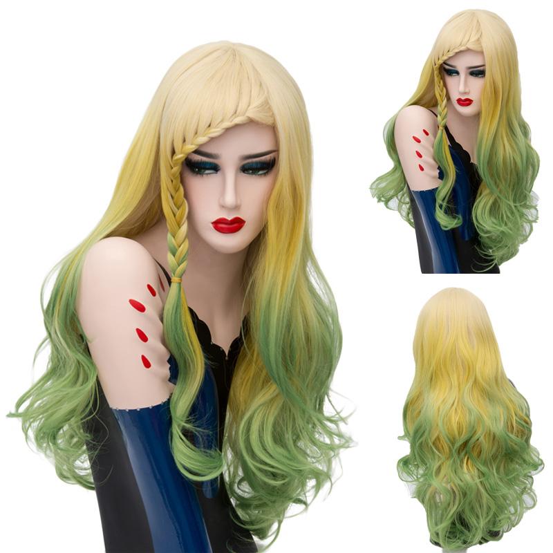 Lolita Wig - Parrot Yellow & Green