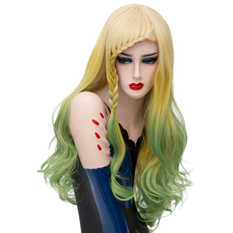 Lolita Wig - Parrot Yellow & Green