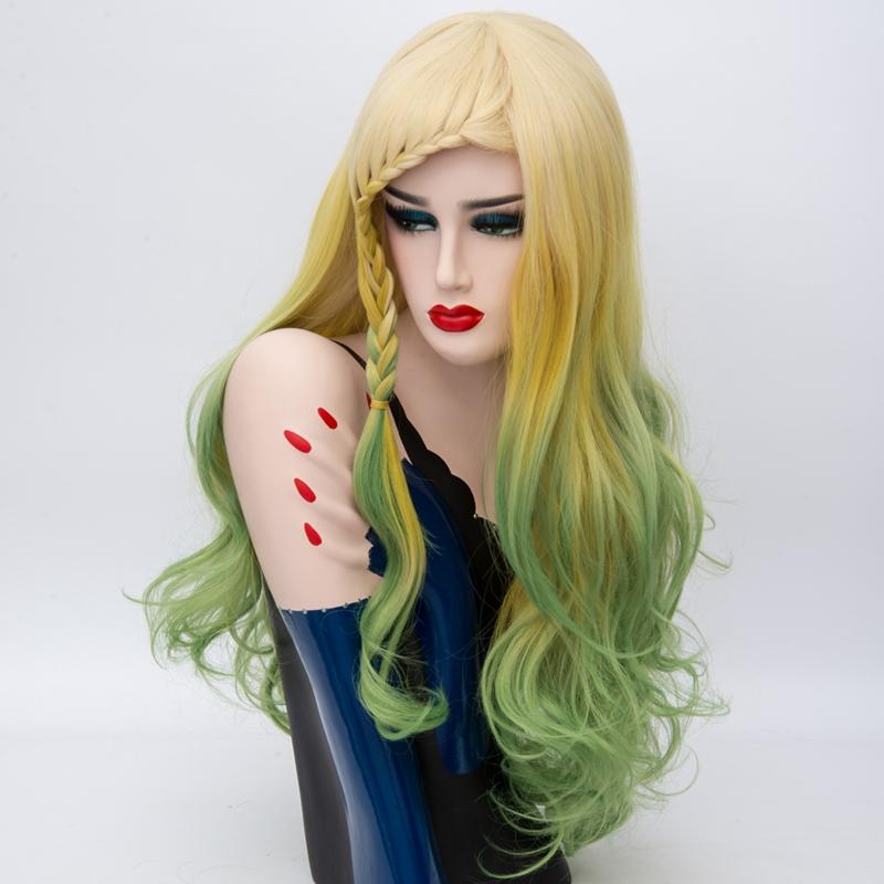 Lolita Wig - Parrot Yellow & Green