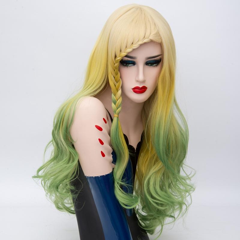 Lolita Wig - Parrot Yellow & Green