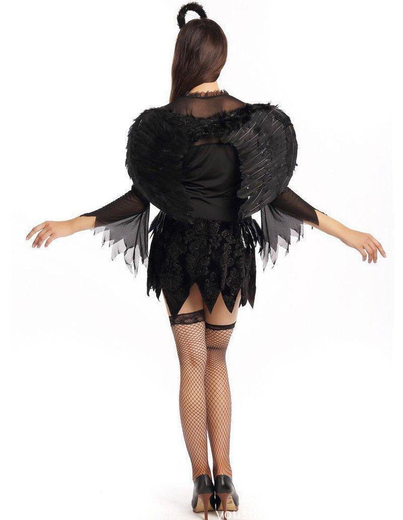 Evil Devil Fallen Angel Female Halloween Costume