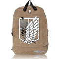 Anime Comics Attack On Titan Canvas Backpack CSSO116