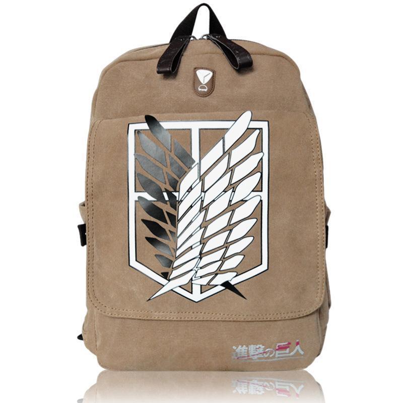 Anime Comics Attack On Titan Canvas Backpack CSSO116
