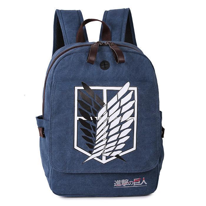 Anime Comics Attack On Titan Canvas Backpack CSSO116