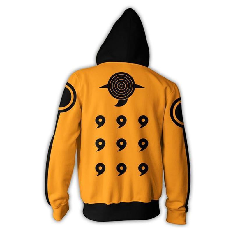 Naruto Hoodie -  Rikudou Sennin Mode Zip Up Hoodie CSOS004