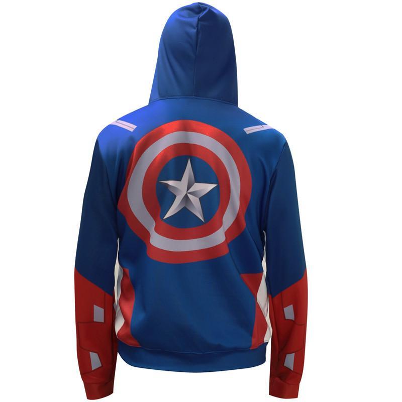 The Avengers Hoodie - Captain America Pullover Hoodie CSOS00G