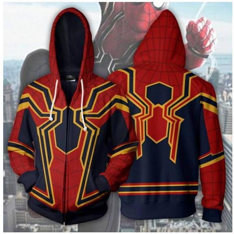 Spider-Man Hoodie - The Avengers Zip Up Hoodie CSOS00I
