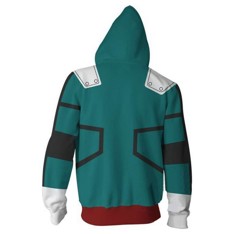 My Hero Academia Hoodie - Midoriya Izuku Zip Up Hoodie CSOS013