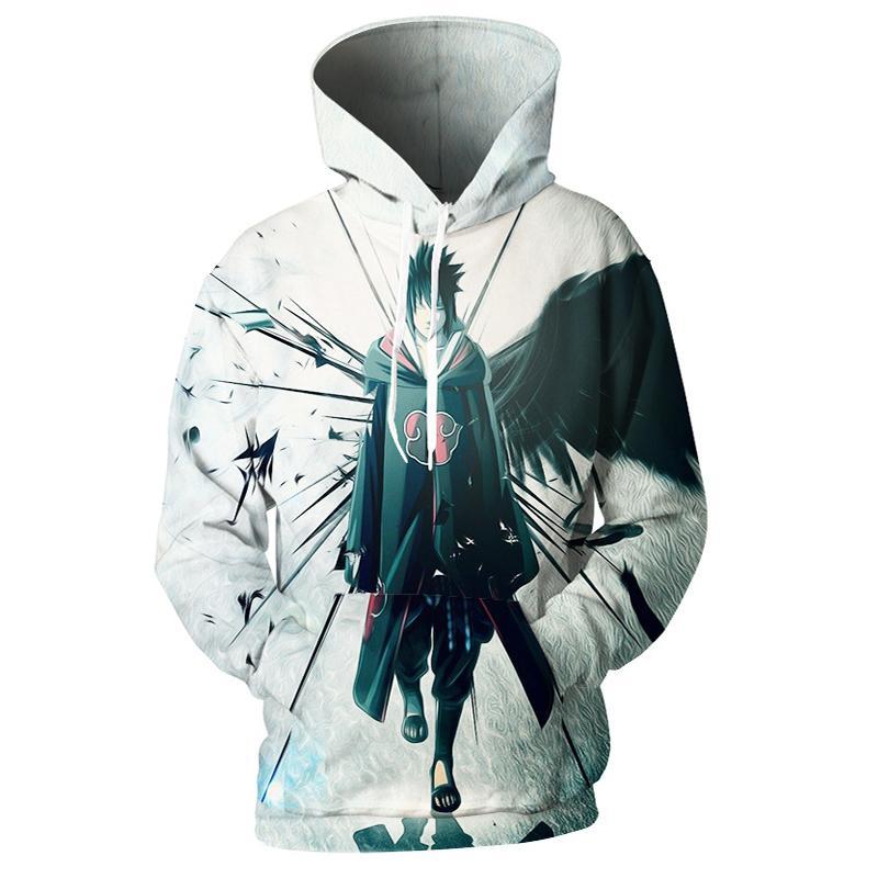 Naruto Hoodie - Akatsuki Sasuke Pullover Hoodie CSOS103