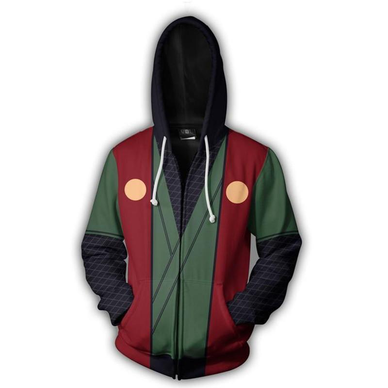 Naruto Hoodie- Jiraiya Sensei Zip Up Hoodie CSOS105
