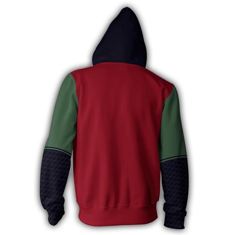 Naruto Hoodie- Jiraiya Sensei Zip Up Hoodie CSOS105