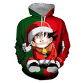 Dragon Ball Z Goku Christmas Pullover Hoodie CSOS176
