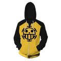 One Piece Hoodie - Trafalgar Law Zip Up Hoodie CSOS310