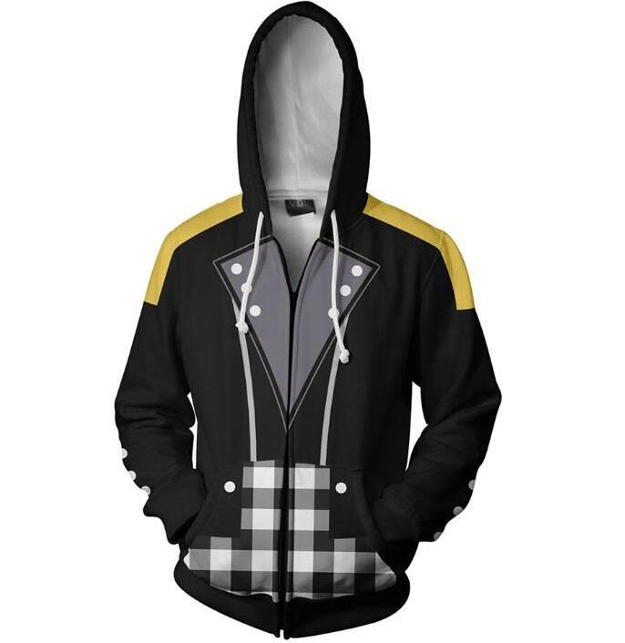 Kingdom Hearts Hoodie - Riku Keyblade Zip Up Hoodie CSOS312