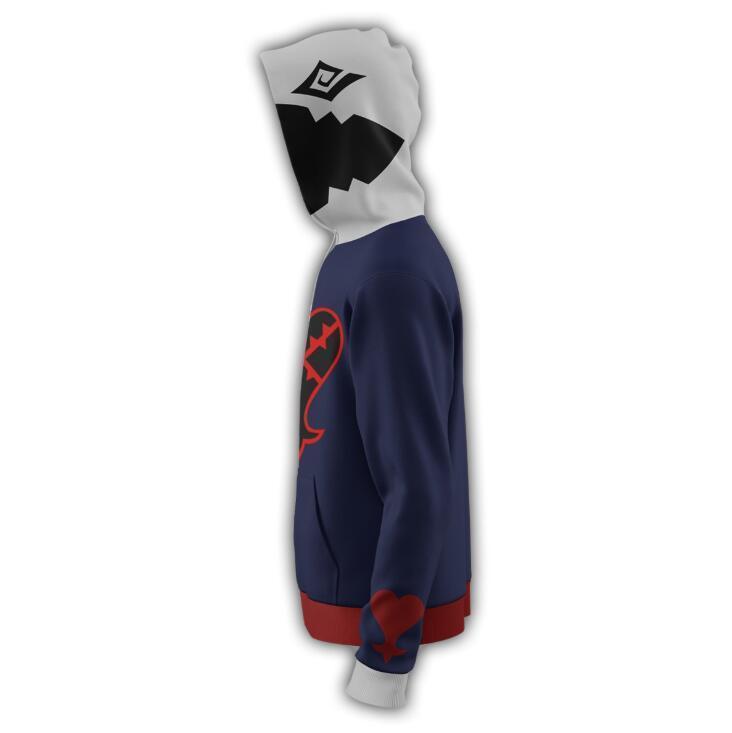 Kingdom Hearts Hoodie - Heartless Zip Up Hoodie CSOS314