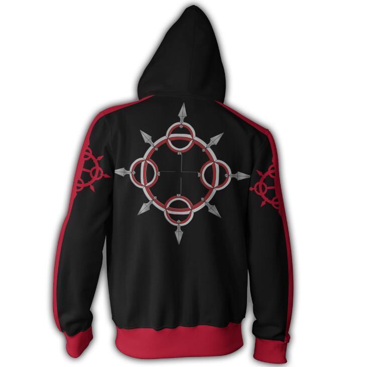 Kingdom Hearts Hoodie - Axel Zip Up Hoodie CSOS318