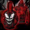Spider-Man Hoodie - Venom vs. Carnage Zip Up Hoodie CSOS502