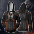 The Witcher 3 Hoodie - Wild Hunt Zip Up Hoodie CSOS536