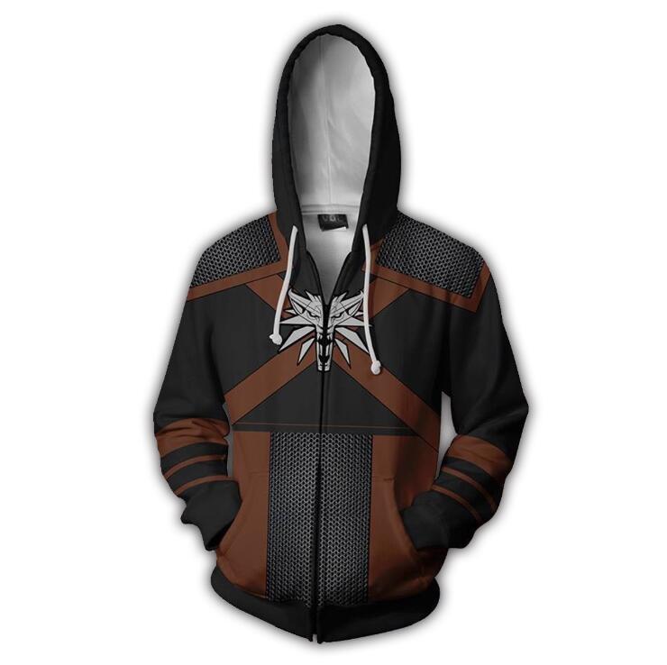 The Witcher 3 Hoodie - Wild Hunt Zip Up Hoodie CSOS536