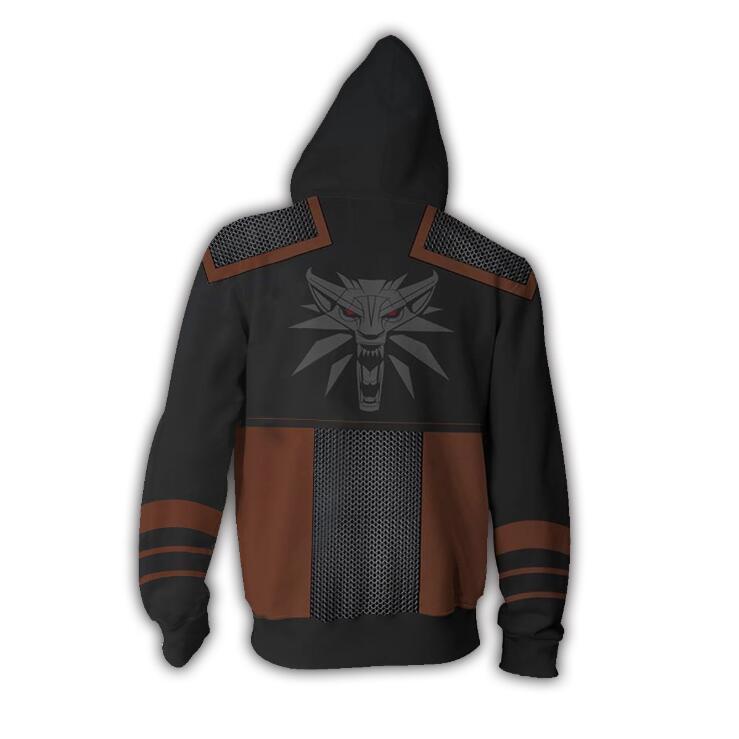 The Witcher 3 Hoodie - Wild Hunt Zip Up Hoodie CSOS536