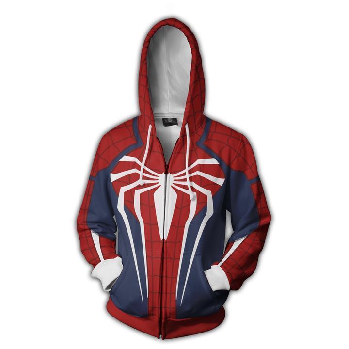 Spider-Man Hoodie - The Avengers Zip Up Hoodie CSOS543