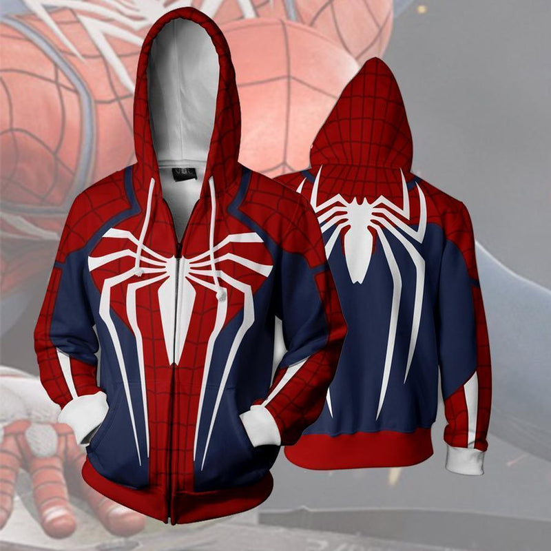 Spider-Man Hoodie - The Avengers Zip Up Hoodie CSOS543