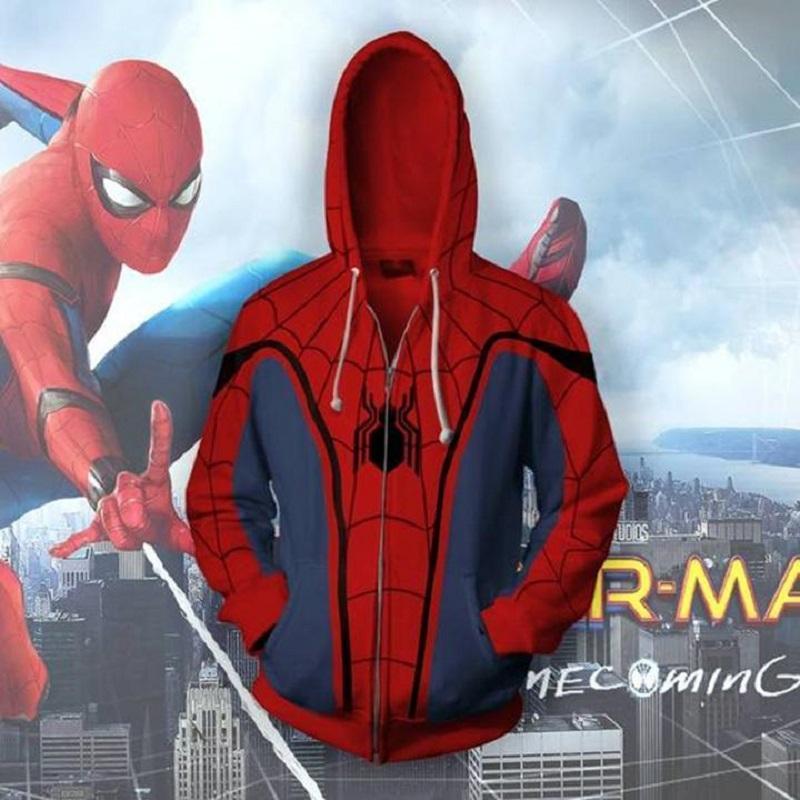 Spider-Man Hoodie - The Avengers Zip Up Hoodie CSOS563