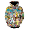 Rick and Morty Pullover Hoodie CSOS593