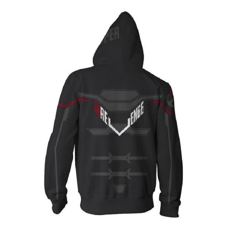 Overwatch Hoodie - Bleach Zip Up Hoodie CSOS608
