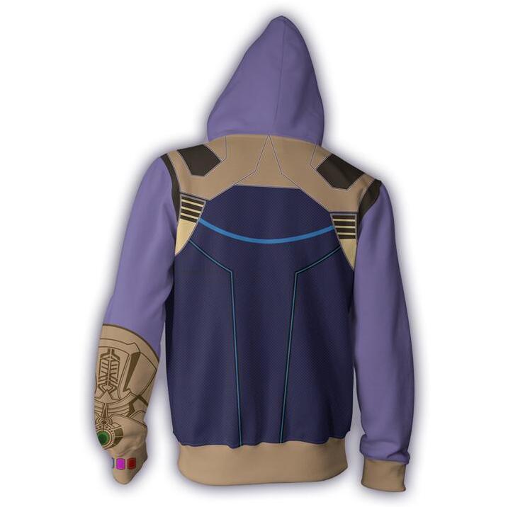 The Avengers Hoodie - Thanos Zip Up Hoodie